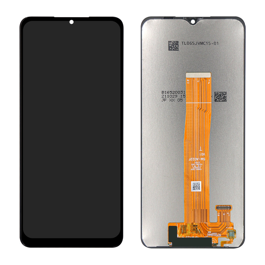 Samsung Galaxy A02 4G (2020) A022F, A12 A125F, A12 5G A127F Display And Digitizer Without Frame Black OEM