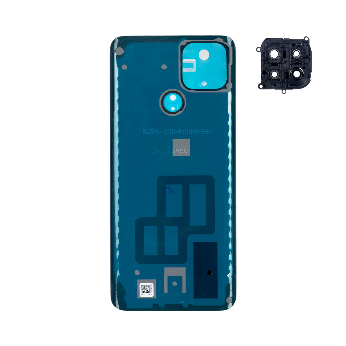 Oppo A15s Back Cover With Lens Fancy White OEM