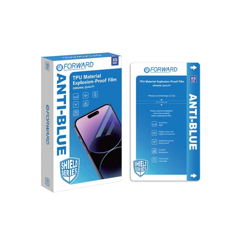 Forward 7" Anti-blue Flexible Explosion-proof Film (XS) (50 Pieces)