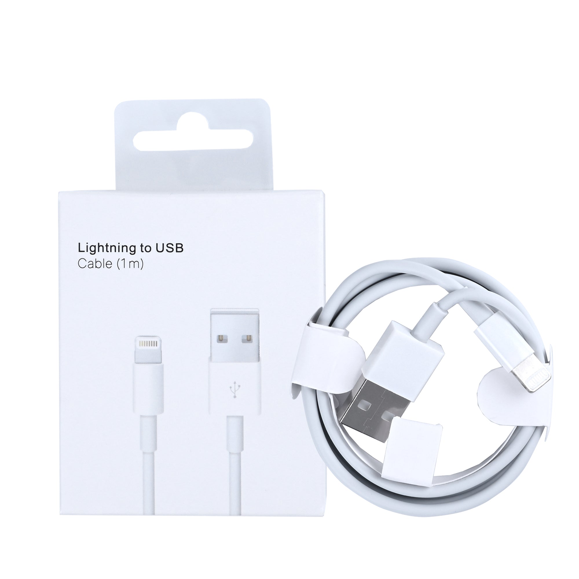 For Apple USB-A To Lightning Cable 100cm White Retail Box