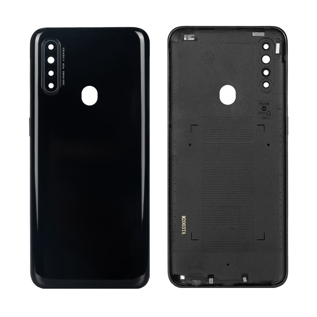 Oppo A31 Back Cover With Lens Mystery Black OEM