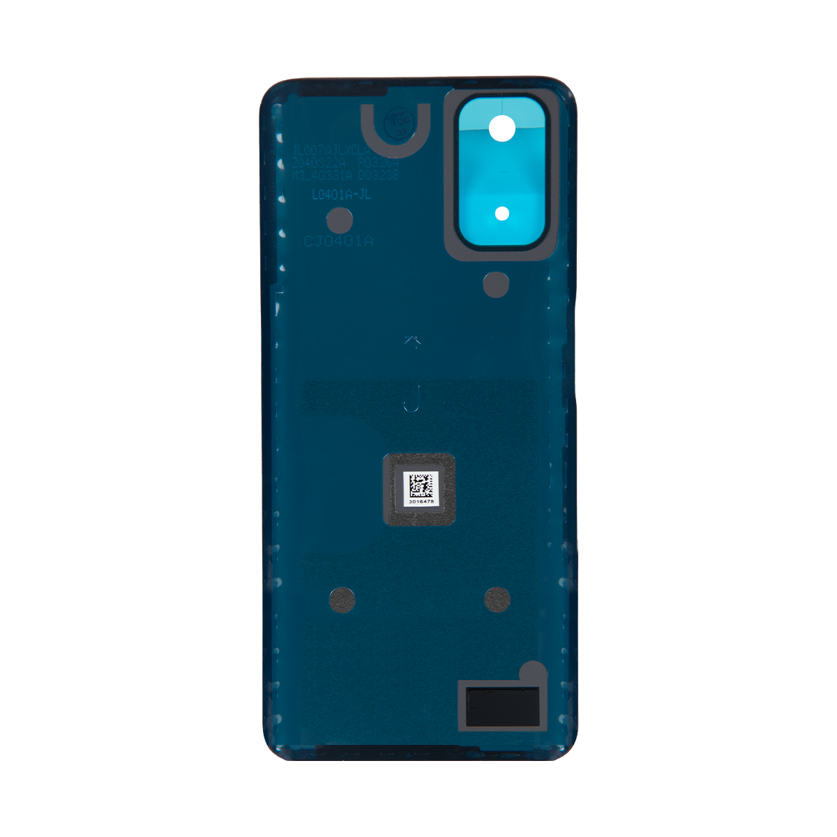 Oppo A52 Back Cover Without Lens White OEM