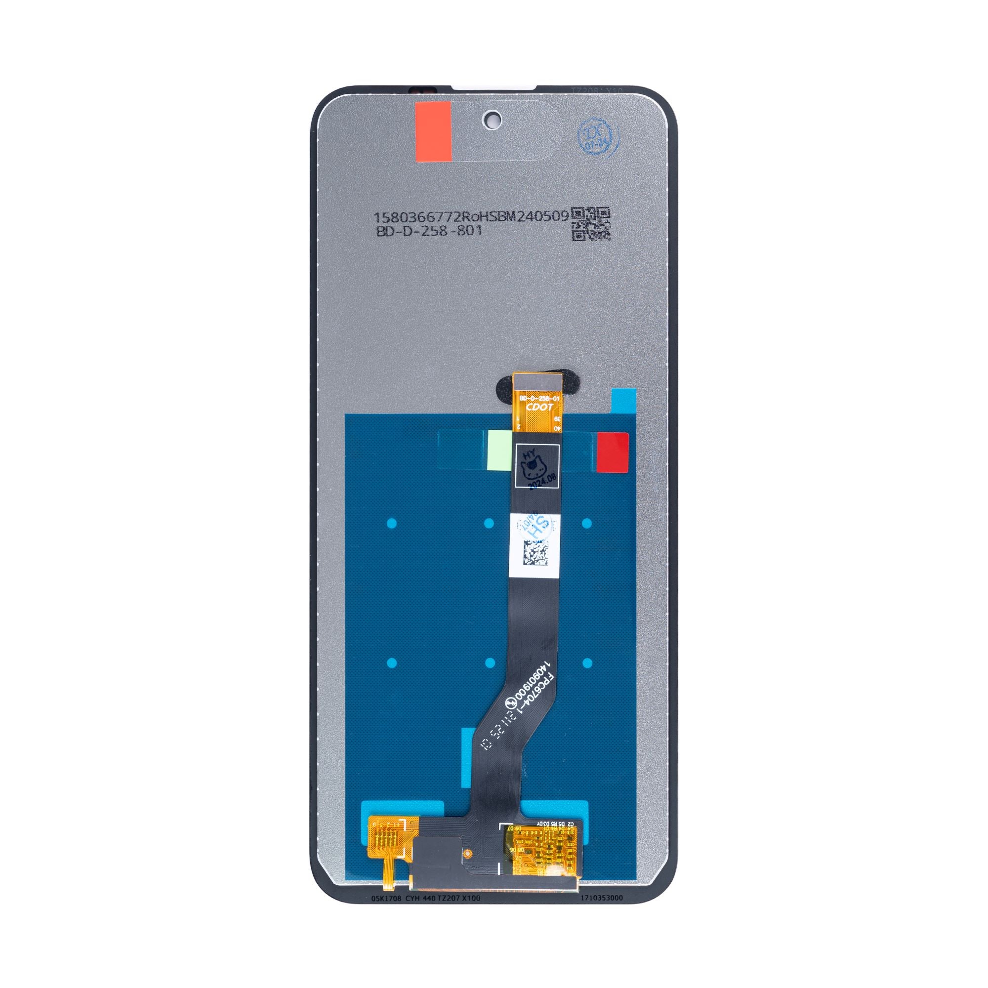 Nokia X10 Display And Digitizer Without Frame Black OEM