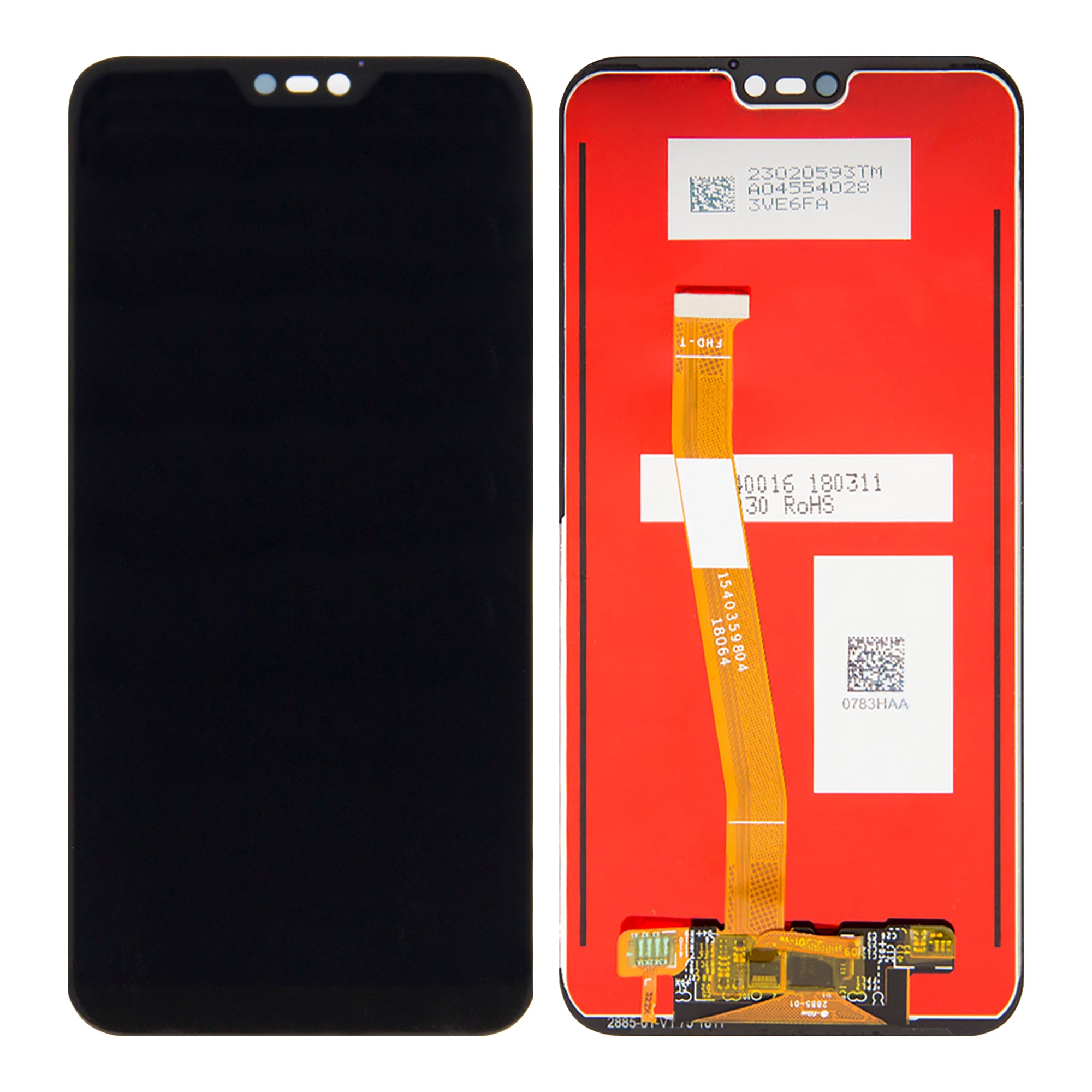 Huawei P20 Lite Display And Digitizer Without Frame Black OEM