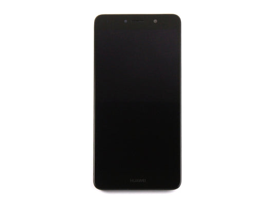 Huawei Y7 Display And Digitizer With Frame Black OEM
