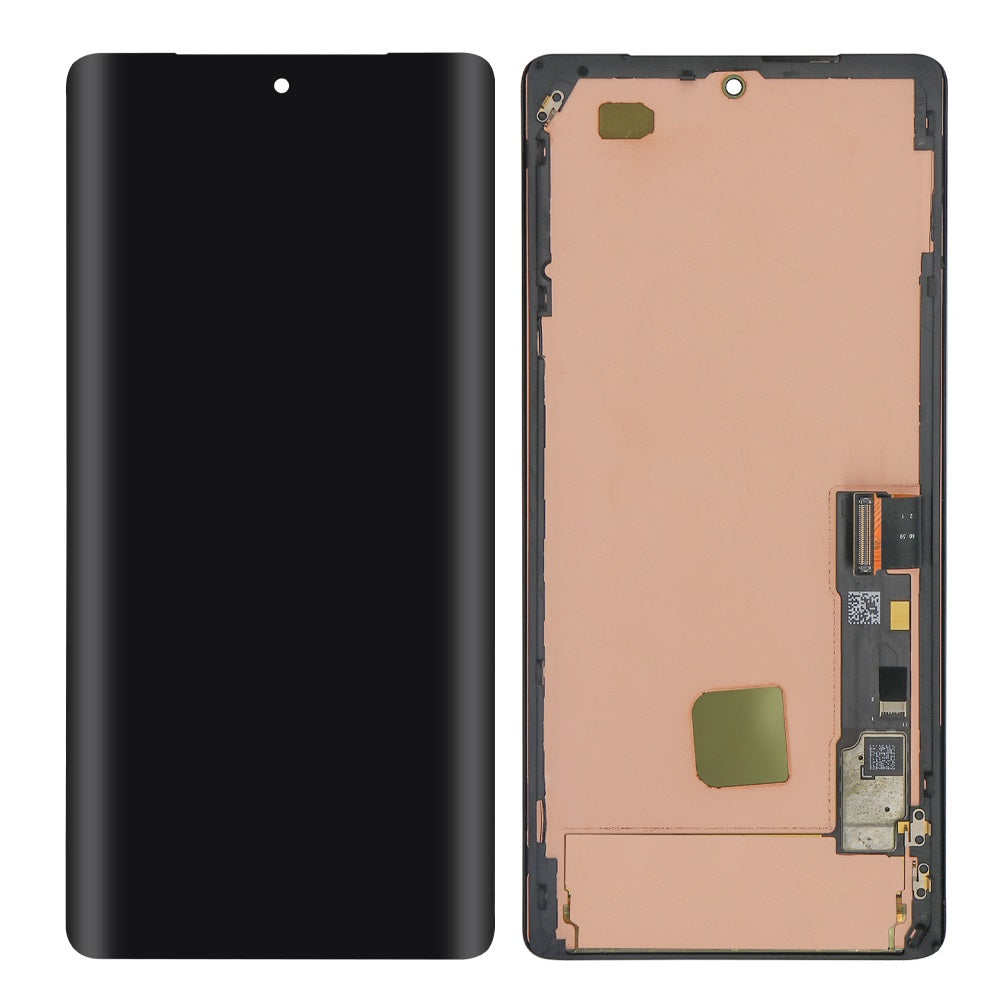 Google Pixel 7 Pro Display And Digitizer Without Frame Black Service Pack