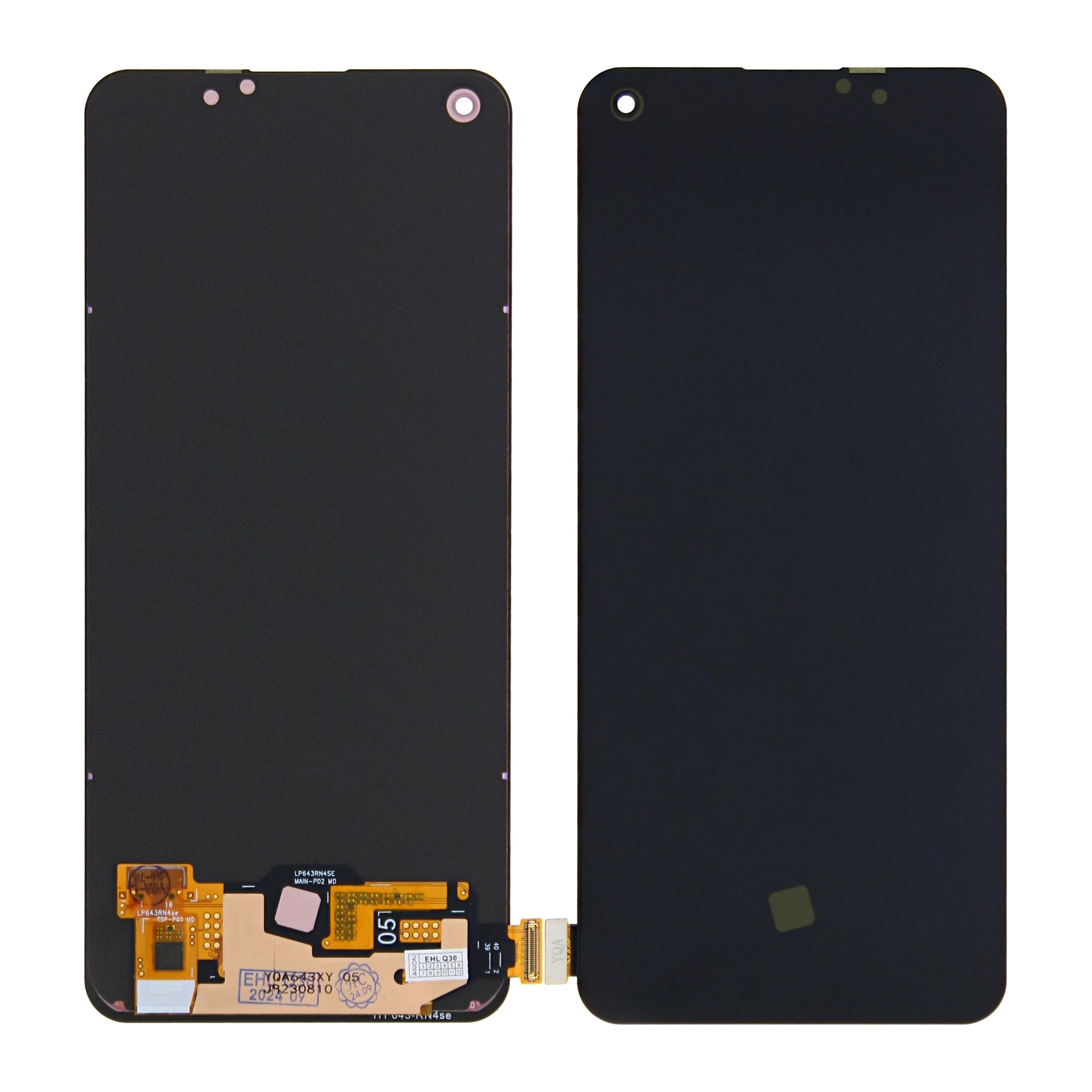 Oppo Reno6 Lite, Reno7 Lite, Reno7 Z 5G, Reno8 Z, Reno 8 Lite Display And Digitizer Without Frame Black OEM