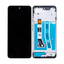 Motorola Moto G54, G54 Power Display And Digitizer With Frame Black Service Pack