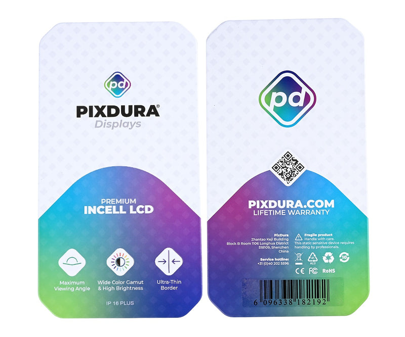 PIXDURA For iPhone 16 Plus Display And Digitizer In-Cell Premium