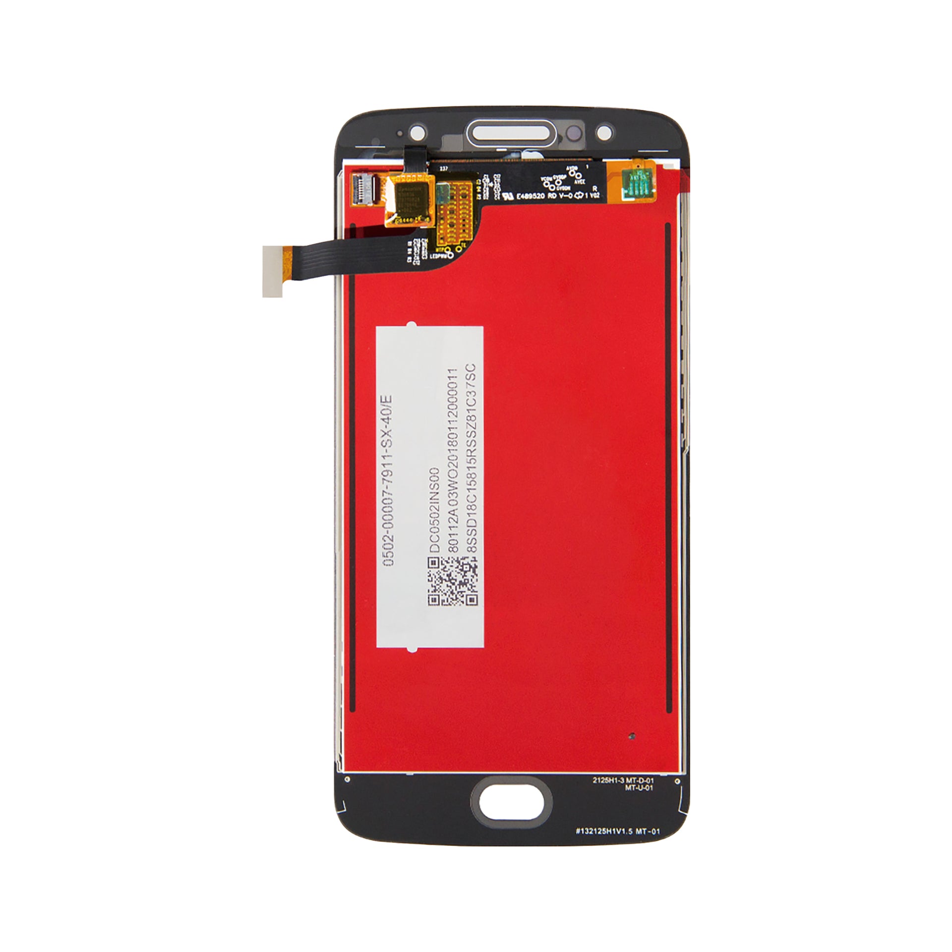 Motorola Moto G5S Display And Digitizer Without Frame Black OEM