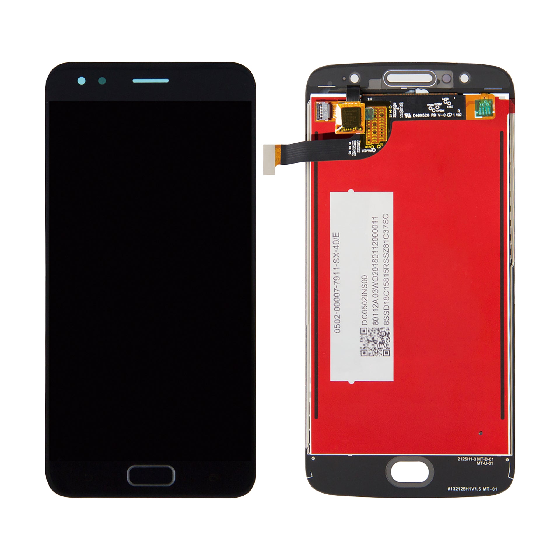 Motorola Moto G5S Display And Digitizer Without Frame Black OEM