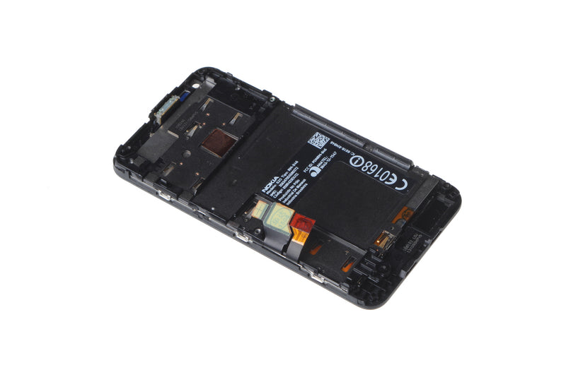 Nokia Lumia 620 Display And Digitizer With Frame Black OEM