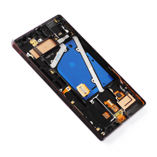 Nokia Lumia 930 Display And Digitizer With Frame Silver Service Pack