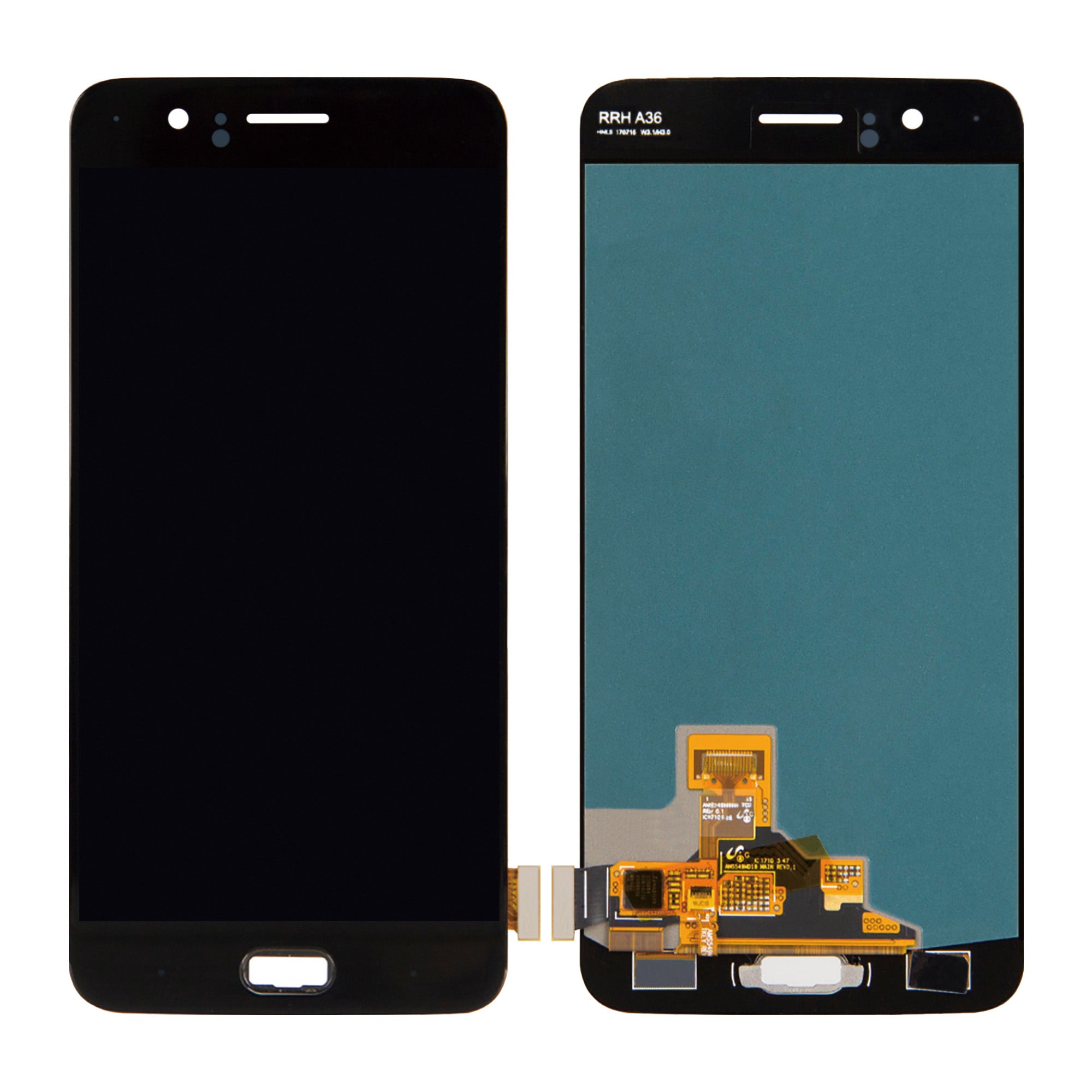 OnePlus 5 Display And Digitizer Without Frame Black Refurbished