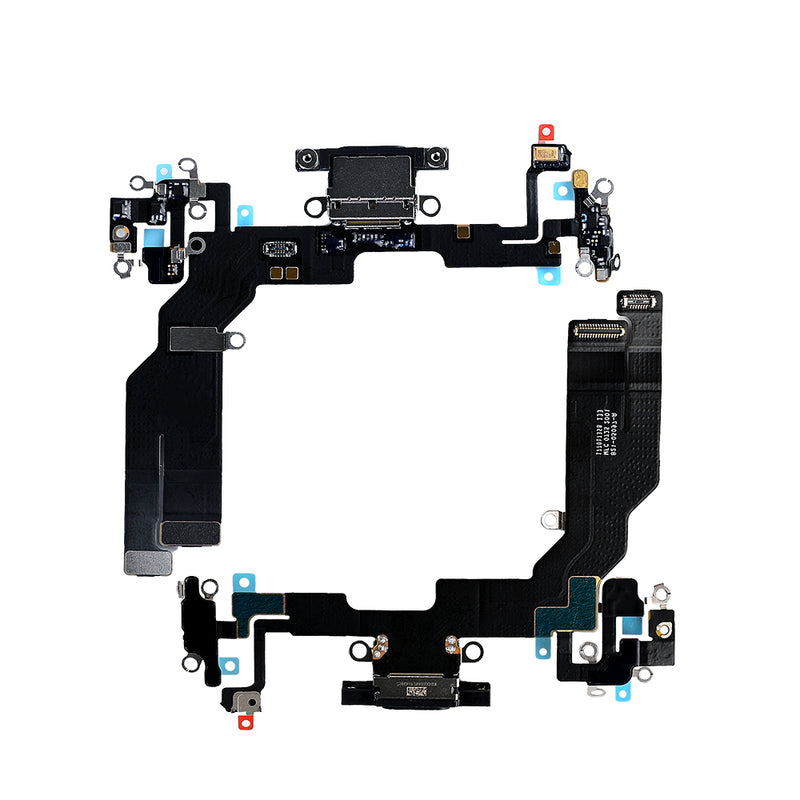 For Apple iPhone 16e System Charging Flex Black Pulled