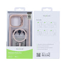 Rixus Classic 03 Case With MagSafe For Apple iPhone 15 Pro Max Light Pink