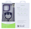 Rixus Classic 03 Case With MagSafe For iPhone 13 Pro Deep Purple