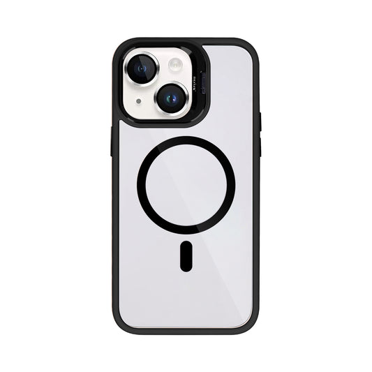 Rixus Classic 03 Case With MagSafe Compatible For Apple iPhone 13 Black