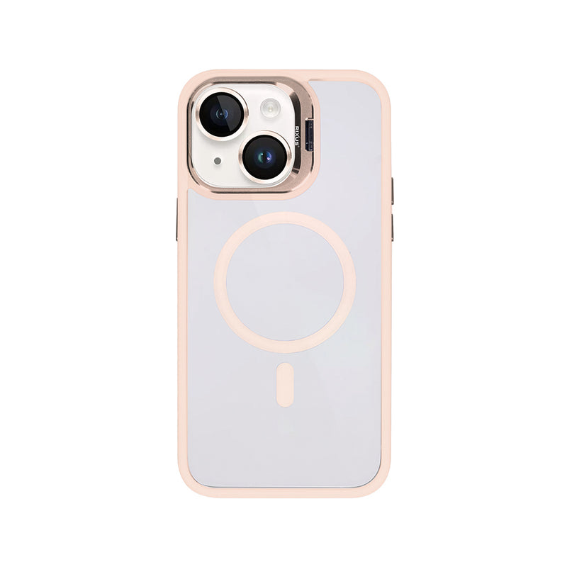 Rixus Classic 03 Case With MagSafe For iPhone 14 Light Pink