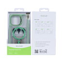 Rixus Classic 03 Case With MagSafe For Apple iPhone 12, 12 Pro Light Green