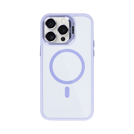 Rixus Classic 03 Case With MagSafe Compatible For Apple iPhone 12, 12 Pro Light Purple