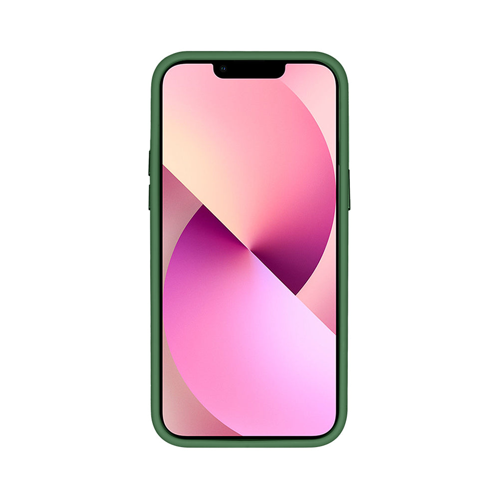 Rixus Classic 03 Case With MagSafe Compatible For Apple iPhone 12, 12 Pro Dark Green