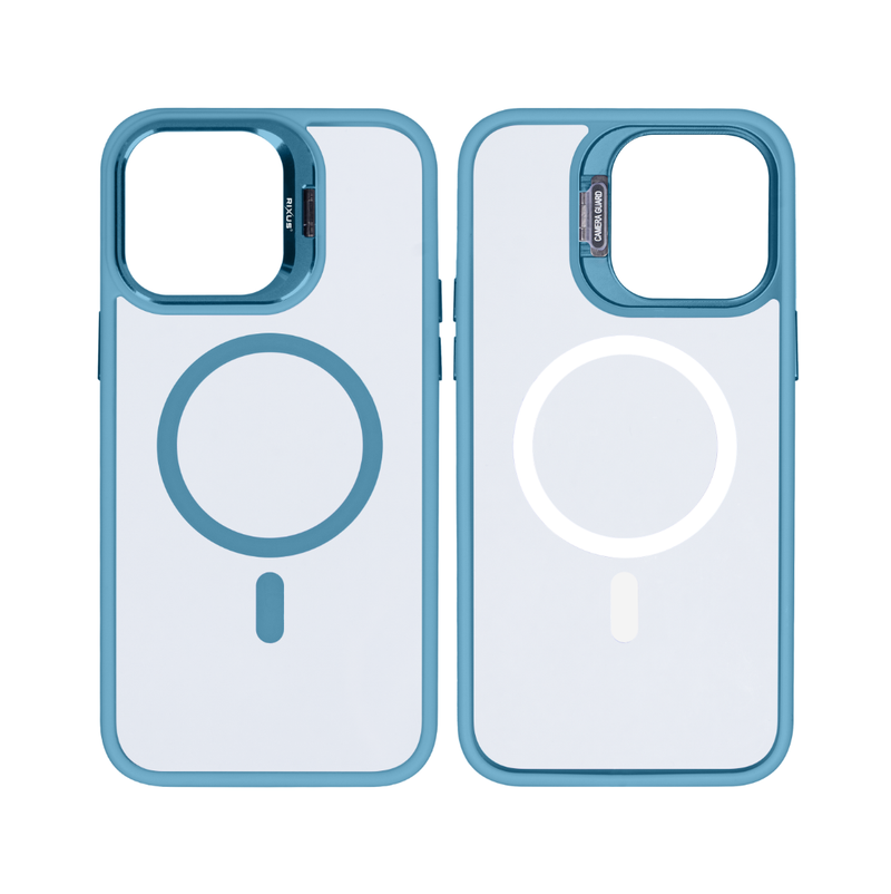 Rixus Classic 03 Case With MagSafe For iPhone 14 Light Blue
