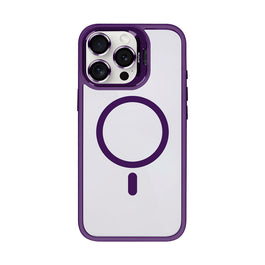 Rixus Classic 03 Case With MagSafe Compatible For Apple iPhone 12 Pro Max Deep Purple