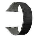 Rixus Magnetic Silicone Band For Apple Watch 38mm, 40mm, 41mm Black And Grey