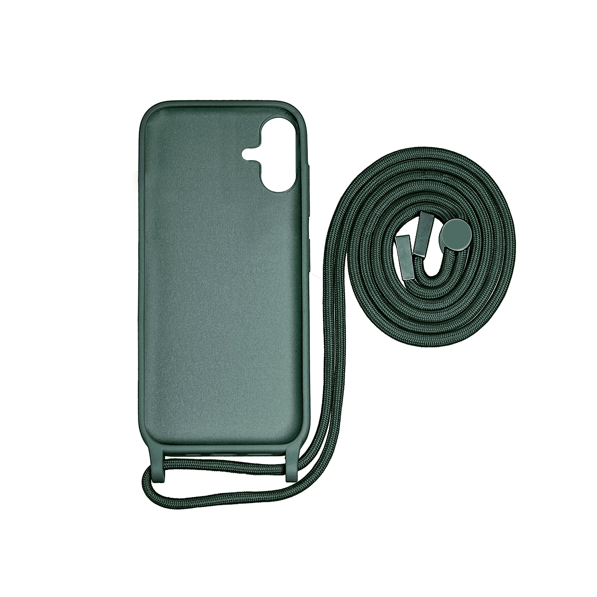 Rixus TPU Necklace Cord Cover For Samsung Galaxy A05 Dark Green