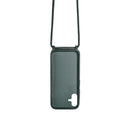 Rixus TPU Necklace Cord Cover For Samsung Galaxy A05 Dark Green
