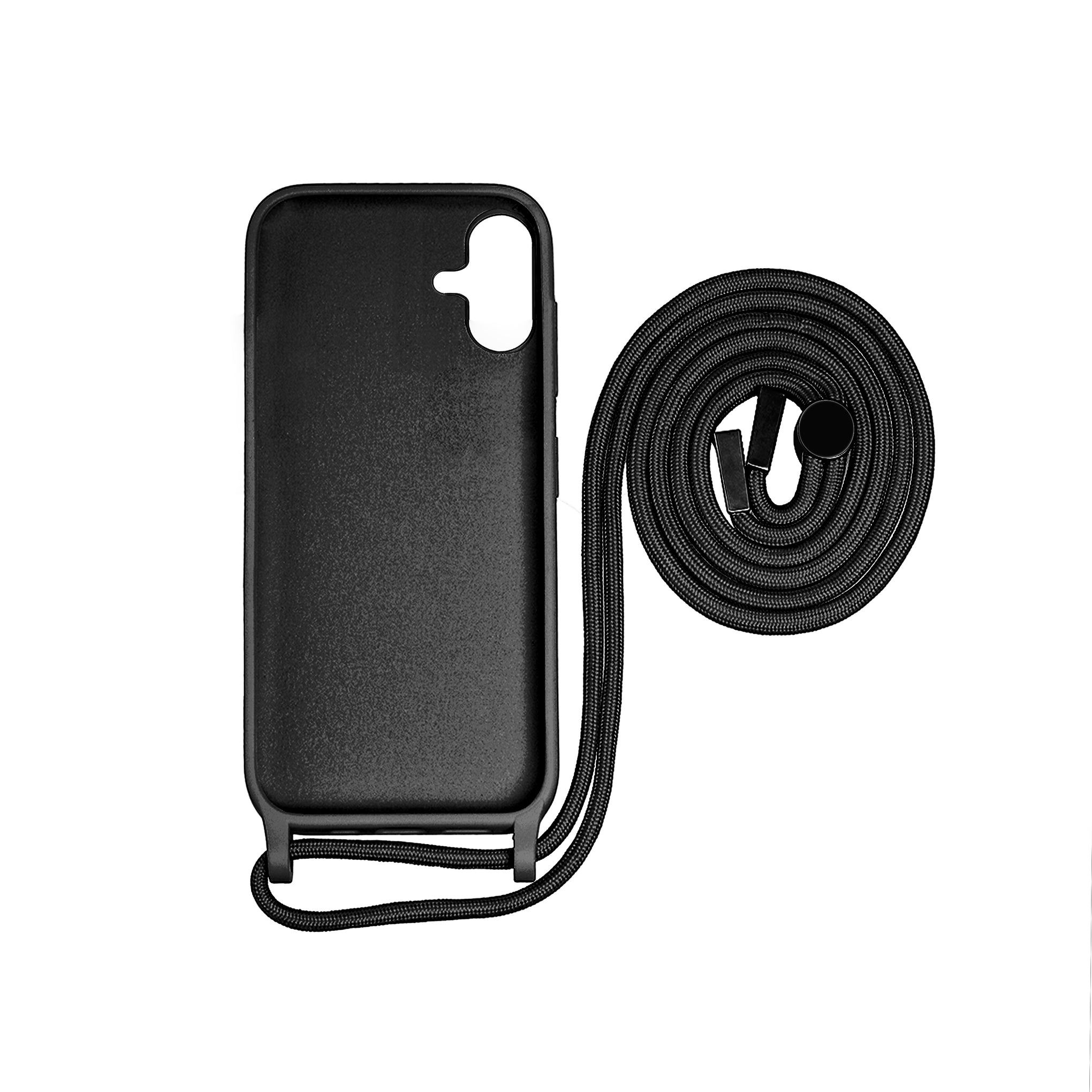 Rixus TPU Necklace Cord Cover For Samsung Galaxy A05 Black