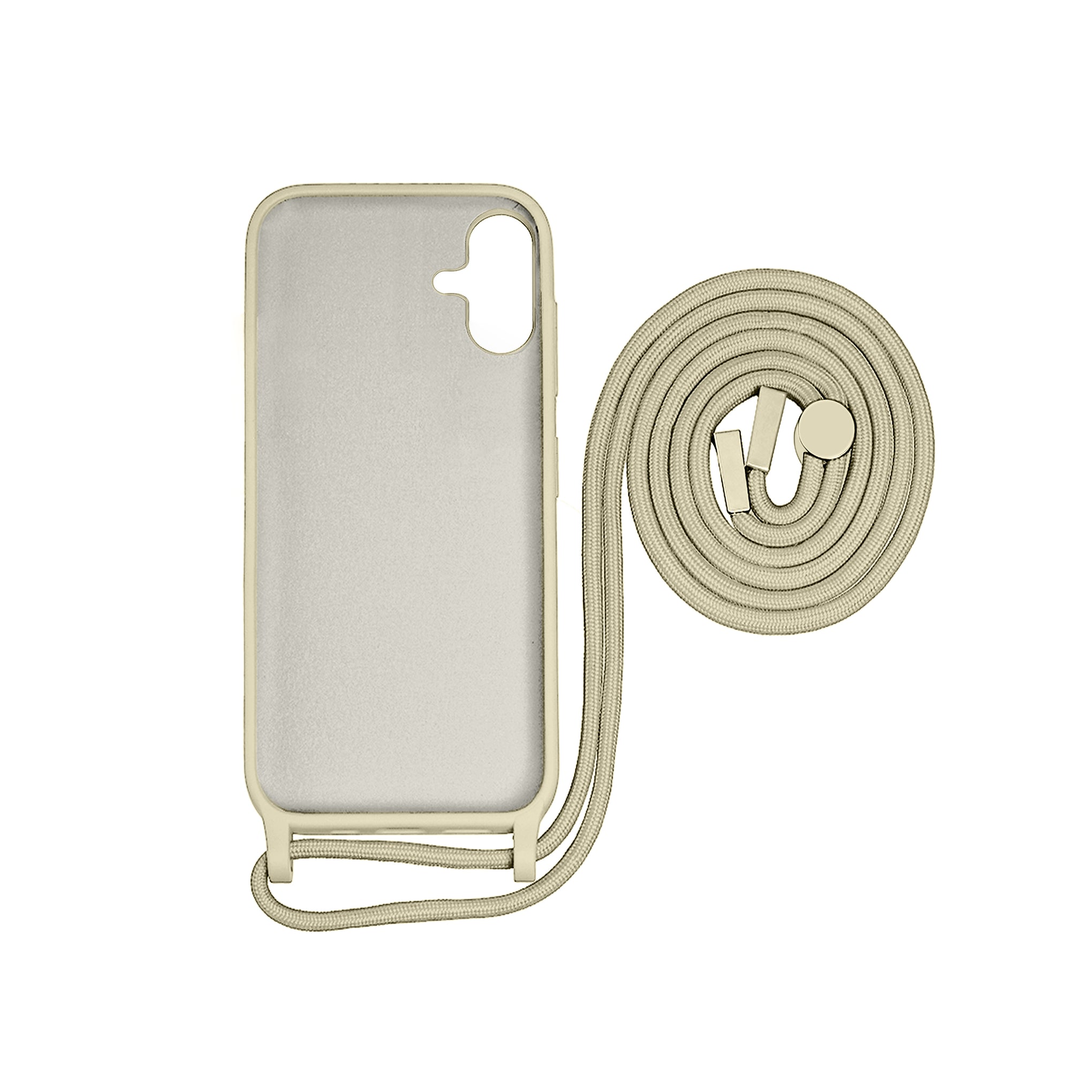 Rixus TPU Necklace Cord Cover For Samsung Galaxy A05 Gold
