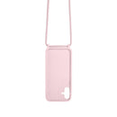 Rixus TPU Necklace Cord Cover For Samsung Galaxy A05 Pink