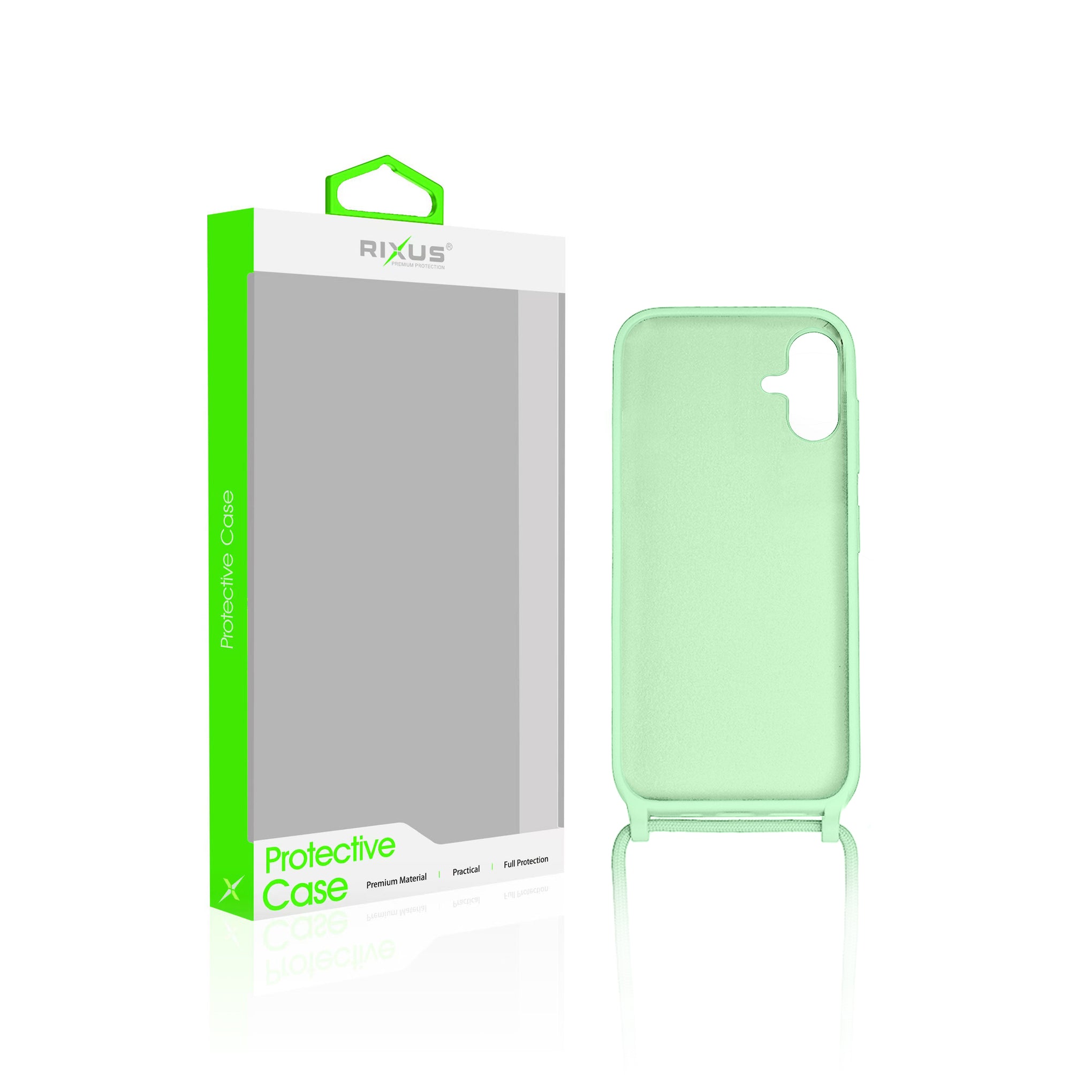 Rixus TPU Necklace Cord Cover For Samsung Galaxy A05 Matcha