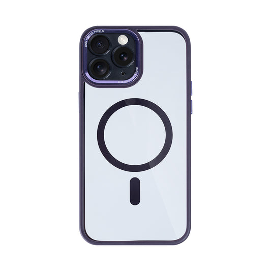 Rixus Classic 04 Case With MagSafe Compatible For Apple iPhone 11 Pro Max Purple
