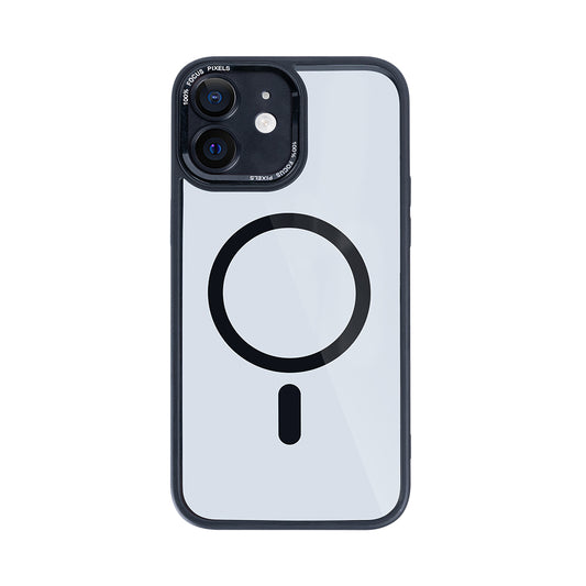 Rixus Classic 04 Case With MagSafe Compatible For Apple iPhone 11 Black