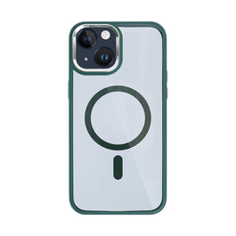 Rixus Classic 04 Case With MagSafe Compatible For Apple iPhone 14 Dark Green