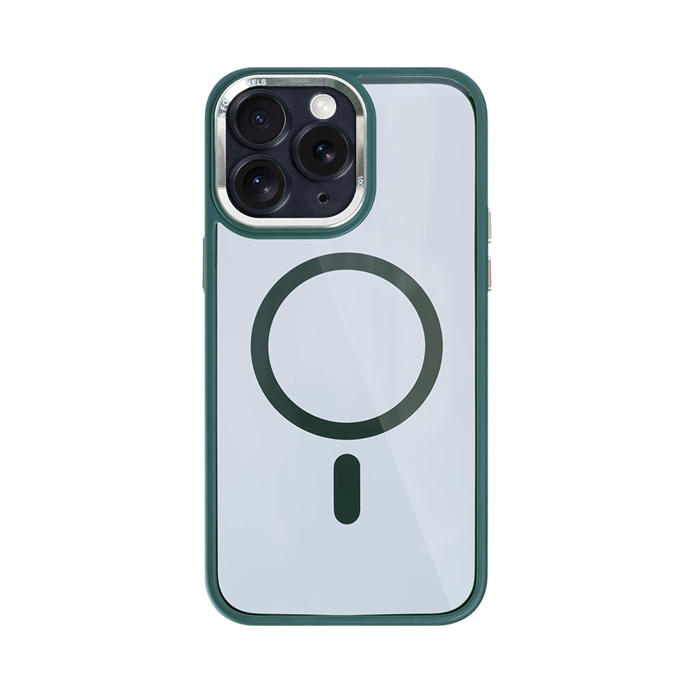 Rixus Classic 04 Case With MagSafe Compatible For Apple iPhone 11 Pro Max Dark Green