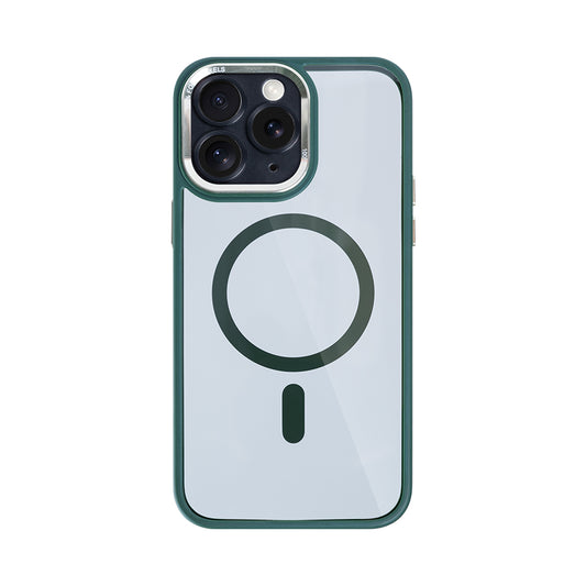 Rixus Classic 04 Case With MagSafe Compatible For Apple iPhone 11 Pro Max Dark Green
