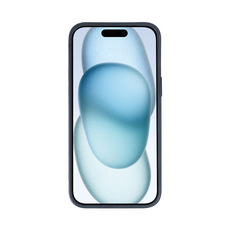 Rixus Classic 04 Case With MagSafe For Apple iPhone 15 Black