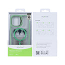 Rixus Classic 03 Case With MagSafe For iPhone 16 Pro Max Light Green