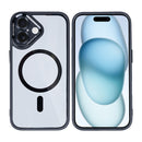 Rixus Classic 04 Case With MagSafe For iPhone 16 Plus Black