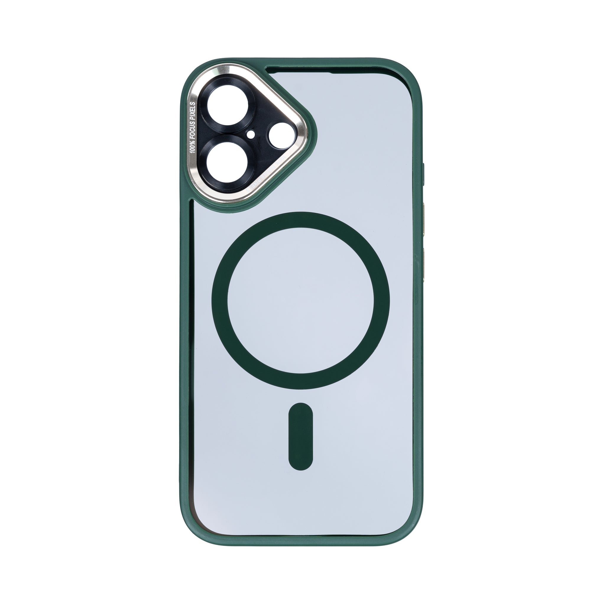 Rixus Classic 04 Case With MagSafe Compatible For Apple iPhone 16 Dark Green