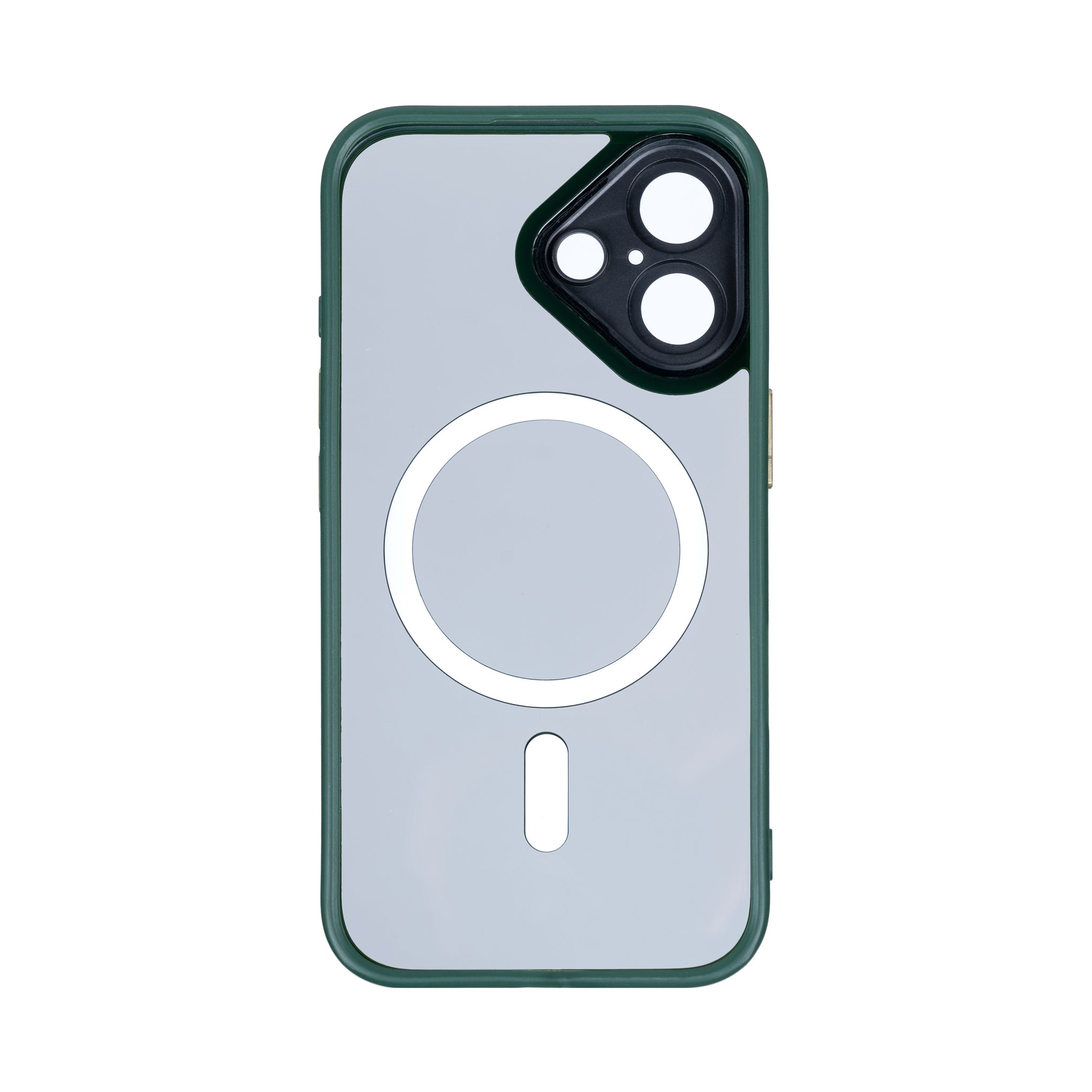 Rixus Classic 04 Case With MagSafe Compatible For Apple iPhone 16 Dark Green