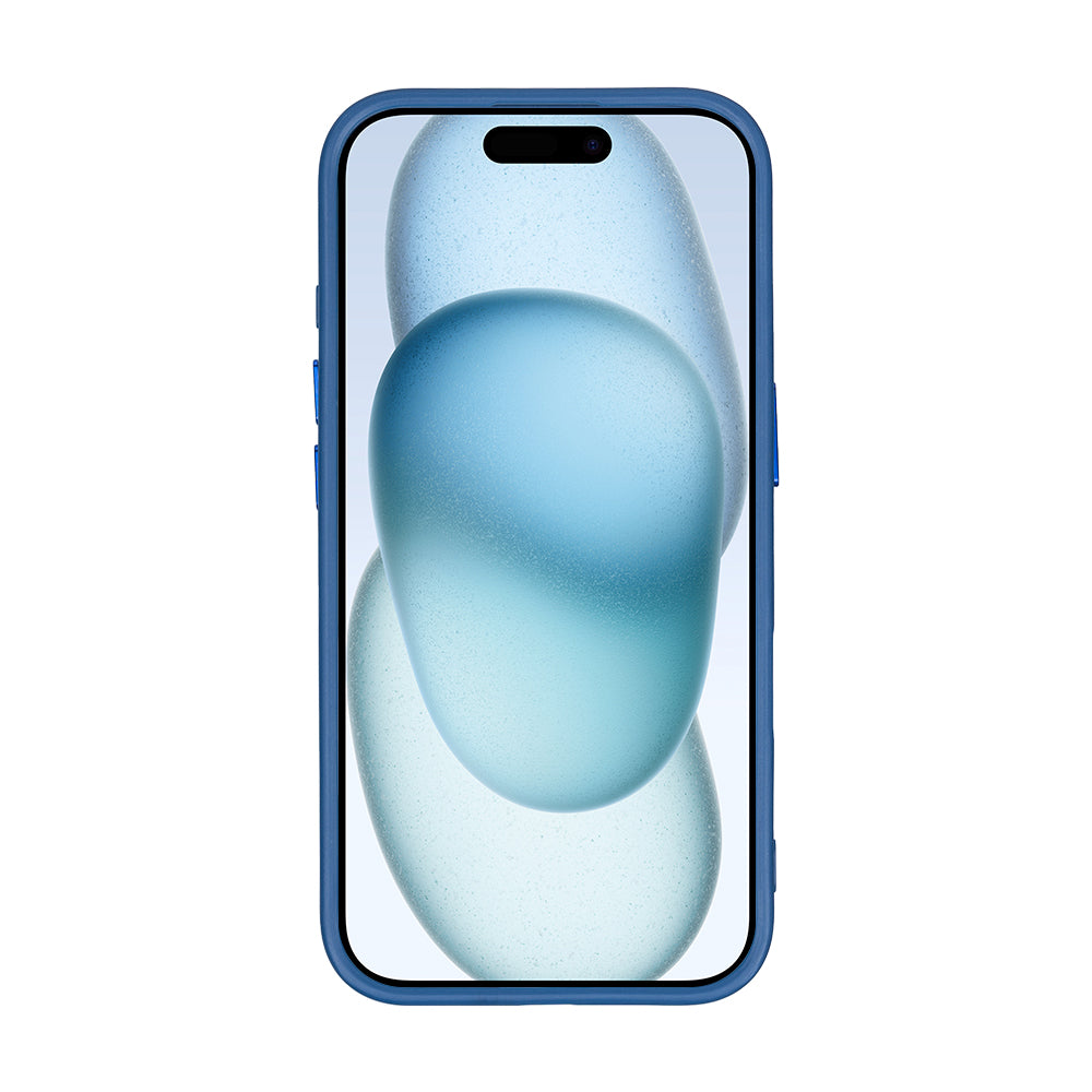 Rixus Classic 04 Case With MagSafe Compatible For Apple iPhone 16 Plus Dark Blue