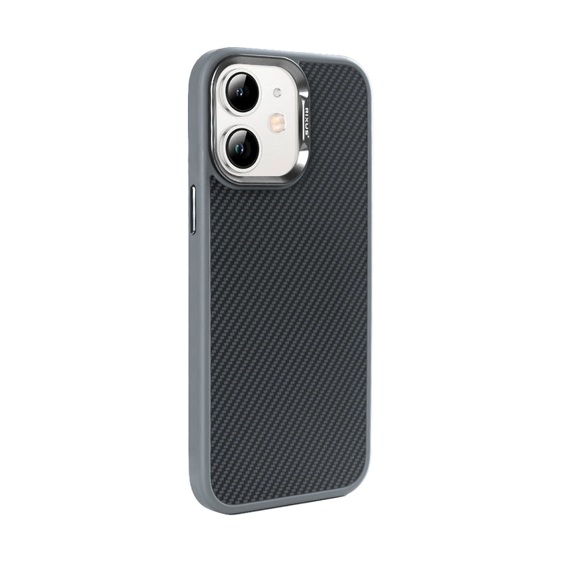 Rixus Mag Carbon With MagSafe For Apple iPhone 11 Titanium Grey