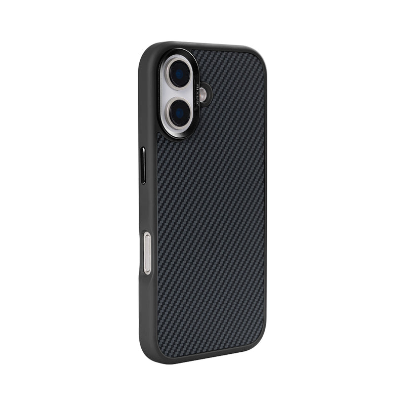 Rixus Mag Carbon With MagSafe For Apple iPhone 16 Titanium Black