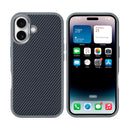 Rixus Mag Carbon With MagSafe For Apple iPhone 16 Titanium Grey