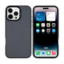 Rixus Mag Carbon With MagSafe Compatible For Apple iPhone 16 Pro Max Titanium Black